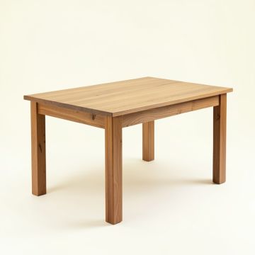 Cherrywood Solid Wood Dining Table (synthetic illustration; no displayed measurements)