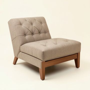 Georgeana Tufted Armless Chaise Lounge (synthetic illustration; no displayed measurements)