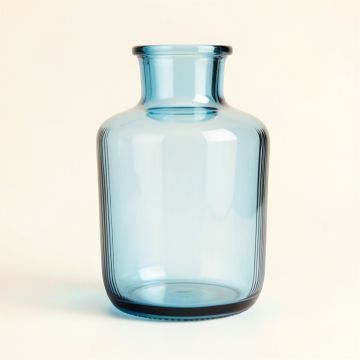 Holly Arc Empty Decorative Vase - Blue (synthetic illustration; no displayed measurements)