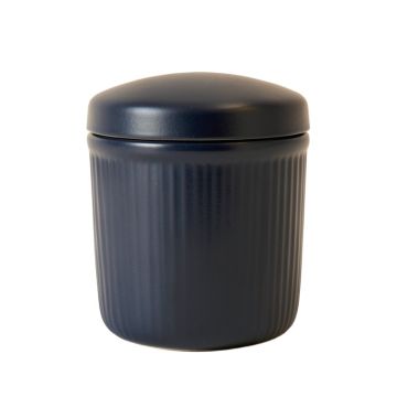 Vale Bluff Storage Canister With Lid - Navy