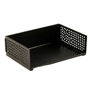 Heath Brook Empty Under-Desk Cable Tray - Black