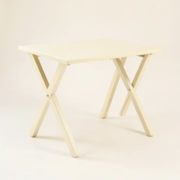 Summit Canyon Patio Table - Ivory (synthetic illustration; no displayed measurements)