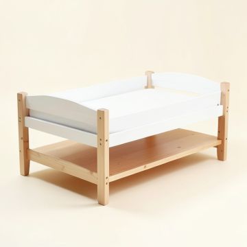 Stuart Platform Bed With Shelves (synthetic illustration; no displayed measurements)