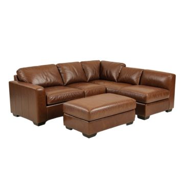 Siri 125.8 '' Wide Right Hand Facing Sectional With Ottoman (synthetic illustration; no displayed measurements)