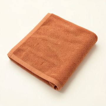 Alder Dale Bath Towel - Terracotta (synthetic illustration; no displayed measurements)