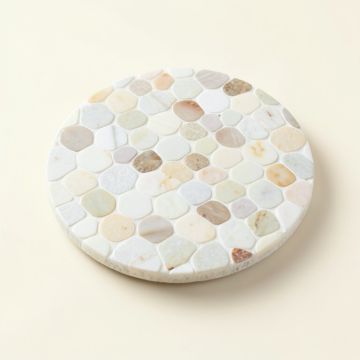 0.75 '' X 0.75 '' Natural Stone Penny Round Mosaic Wall & Floor Tile (synthetic illustration; no displayed measurements)