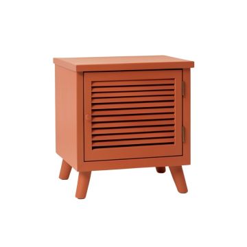 River Arc Nightstand - Terracotta (synthetic illustration; no displayed measurements)