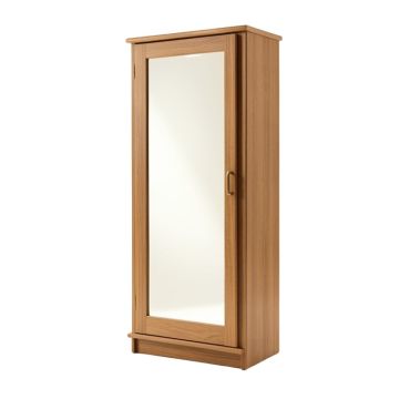 Cassell Touch Screen Led Light Door And Wall Mounted Jewelry Armoire With Mirror