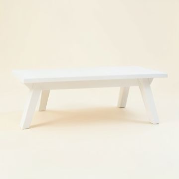 Flint Falls Indoor Bench - White (synthetic illustration; no displayed measurements)