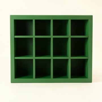 Vale Bluff Empty Mug-Storage Cabinet Insert - Green (synthetic illustration; no displayed measurements)
