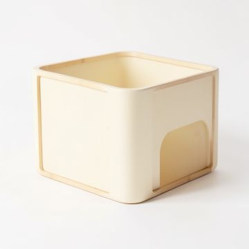 Field Crossing Empty Furniture-Style Litter Enclosure - Cream (synthetic illustration; no displayed measurements)
