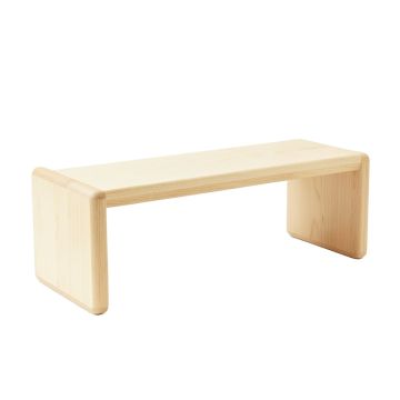 Ridge Arc Indoor Bench - Ivory