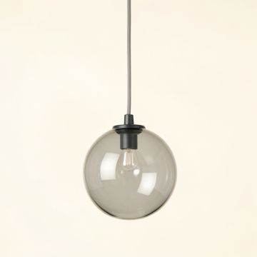 Bay Bridge Pendant Light Suspended From One Plain Cable - Gray (synthetic illustration; no displayed measurements)
