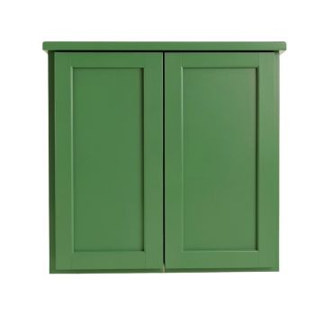 Harbor Bluff Wall-Mounted Laundry Cabinet - Green