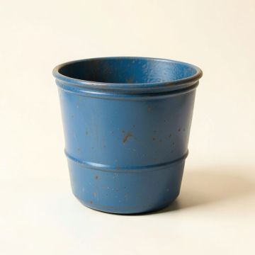 Weather Worn Bicycle Basket Metal Wall Planter (synthetic illustration; no displayed measurements)