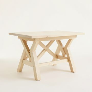 Wren Bend Patio Table - Ivory (synthetic illustration; no displayed measurements)