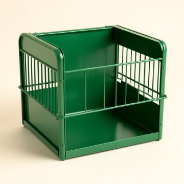 Spruce Dell Empty Furniture-Style Pet Crate - Green (synthetic illustration; no displayed measurements)