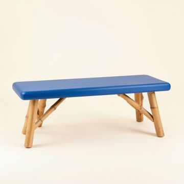 Cliff Bluff Indoor Bench - Blue (synthetic illustration; no displayed measurements)