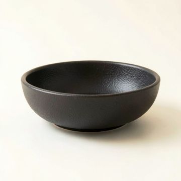River Bridge Dining Bowl - Black (synthetic illustration; no displayed measurements)