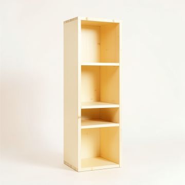 Cliff Crossing Narrow Cubby Tower - Cream (synthetic illustration; no displayed measurements)