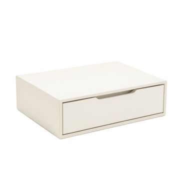 Clay Fold Desktop Monitor Riser - White (synthetic illustration; no displayed measurements)