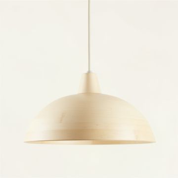 Rowan Brook Pendant Light Suspended From One Plain Cable - Cream (synthetic illustration; no displayed measurements)