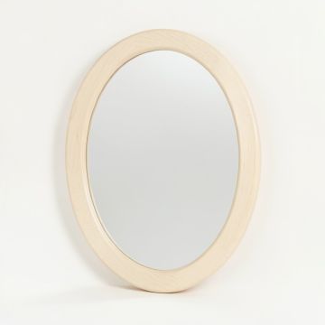 Briar Crest Framed Wall Mirror - Ivory (synthetic illustration; no displayed measurements)
