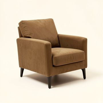 Bowie 20.86 '' Wide Polyester Armchair (synthetic illustration; no displayed measurements)