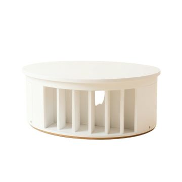 Flint Brook Shoe Storage Bench - White