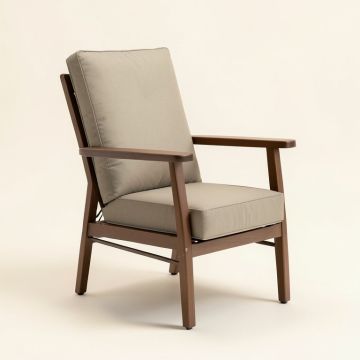 Colton Outdoor Recliner Patio Chair With Sunbrella Cushions (synthetic illustration; no displayed measurements)