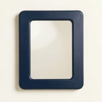 Dune Canyon Framed Wall Mirror - Navy (synthetic illustration; no displayed measurements)