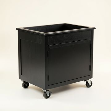 Harbor Dell Empty Rolling Workshop Cart - Black (synthetic illustration; no displayed measurements)