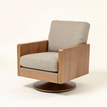 Ildze 29 '' Wide Swivel Armchair (synthetic illustration; no displayed measurements)