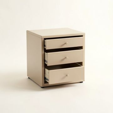 Cliff Dale Small-Parts Storage Drawer Cabinet - Beige (synthetic illustration; no displayed measurements)