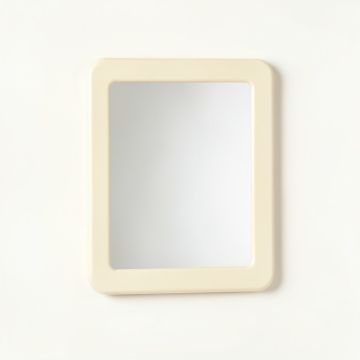 Aspen Crossing Framed Wall Mirror - Ivory (synthetic illustration; no displayed measurements)
