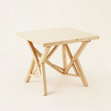 Alder Bluff Patio Table - Ivory (synthetic illustration; no displayed measurements)
