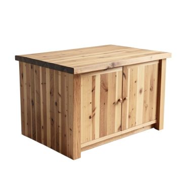 Autry Poplar Kitchen Island With Butcher Block