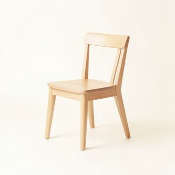 Hill Arc Small Chair - Beige (synthetic illustration; no displayed measurements)