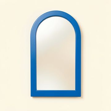 Field Bridge Framed Wall Mirror - Blue (synthetic illustration; no displayed measurements)