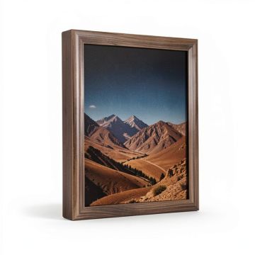 `` Valley Of Fire Wave '' Picture Framed Photograph On Canvas (synthetic illustration; no displayed measurements)
