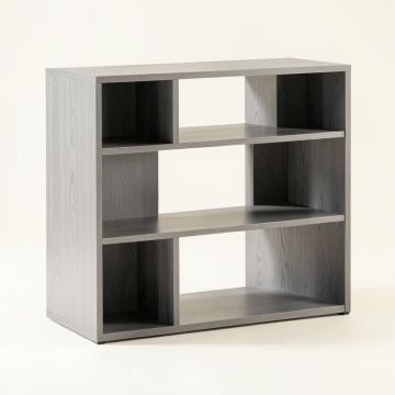 Juniper Bluff Desktop Shelving Unit - Gray (synthetic illustration; no displayed measurements)