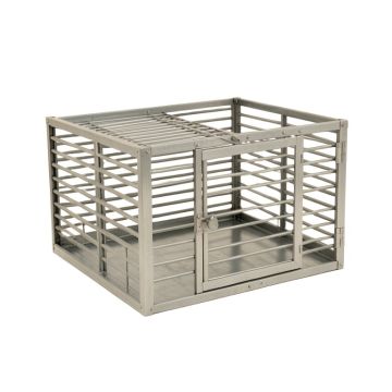 Stone Canyon Empty Furniture-Style Pet Crate - Gray