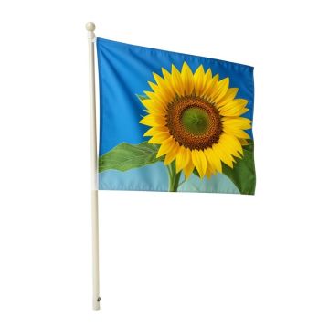 Happy Day Sunflowers 2-Sided Polyester 18 X 13 In . Garden Flag