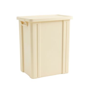 Elm Brook Closed Outdoor Storage Box - Cream