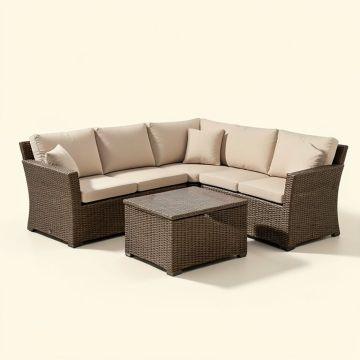 Mykonos 3 Piece Seating Group With Cushions (synthetic illustration; no displayed measurements)