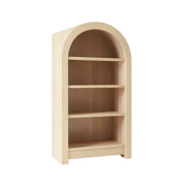 Slate Dale Freestanding Bookcase - Beige (synthetic illustration; no displayed measurements)