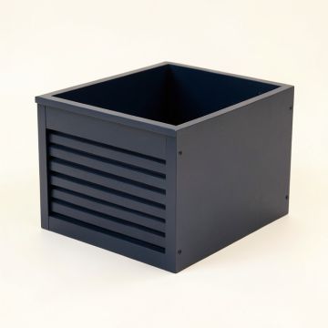 Summit Falls Empty Furniture-Style Litter Enclosure - Navy (synthetic illustration; no displayed measurements)