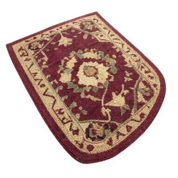 Jahan Hand Knotted Wool Plum Rug