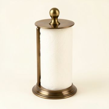Vintage Free Standing Toilet Paper Holder (synthetic illustration; no displayed measurements)