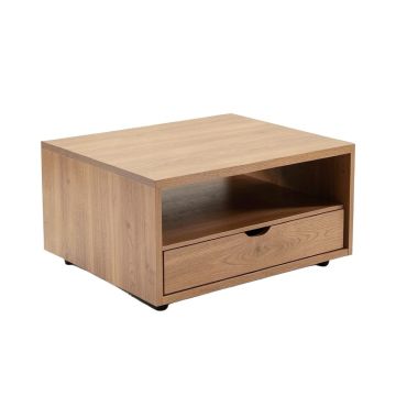 Gowans Floor Shelf Coffee Table With Storage